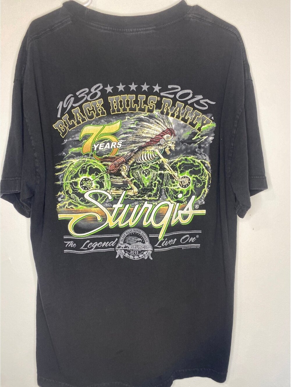 Sturgis 75th anniversary rally t shirt